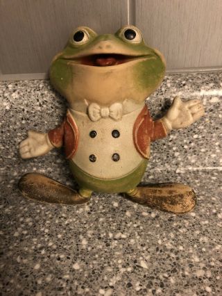 Vintage 1948 Rempel - Froggy The Gremlin - Squeaker Toy