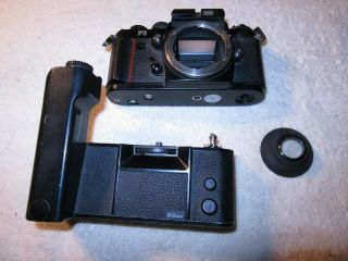 Vintage Nikon F3 camera body & MD 4 motor drive to restore 2
