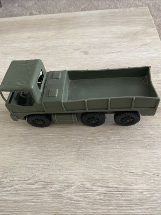 Vintage Green Army Truck Plastic