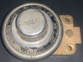 Vintage Yale Safe Combination Lock Dial