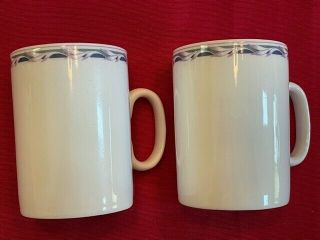 Continental Airlines First Class Coffee Mug By Rego 8 - 1357 / Set Of 2