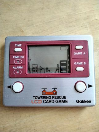 Gakken Towering Rescue Lcd Card Game