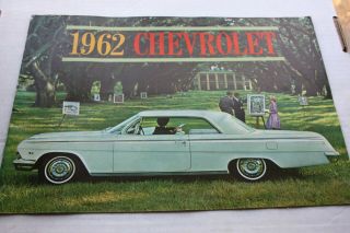 1962 Chevy Chevrolet Vintage Dealership Sales Brochure Pamphlet