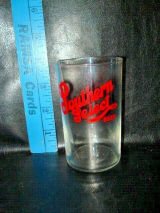 Vintage Southern Select Beer 4” Glass,  Texas