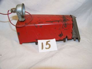 15.  Girard Fire Truck Hood With Light And Grill,  Parts