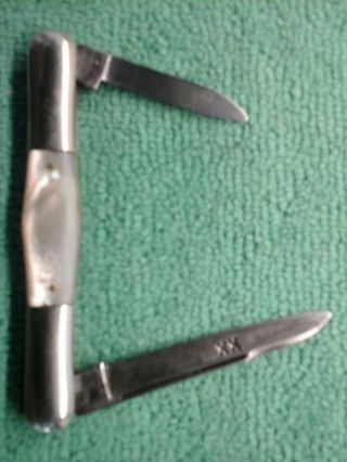 Case Bros.  Little Valley,  N.  Y.  2 Blade Center Swell Pocket Knife