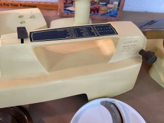 Vintage Oster Regency Kitchen Center 12 Speed Mixer Blender W/ Many Attachments 3