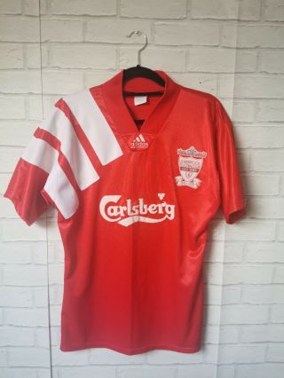 Liverpool 1992 - 1993 Home Adidas Vintage Football Shirt - Adult Medium