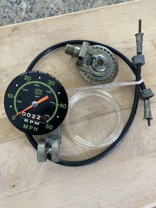 Vintage Stewart - Warner 27” Bicycle Speedometer “no Case” Guts Parts/replacement