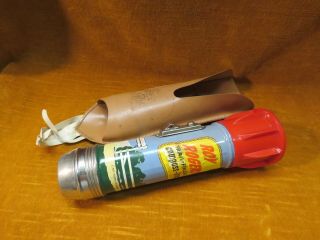Vintage Roy Rogers Flash Light W/carrying Case,