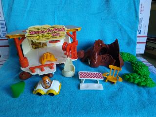 Vintage 1974 Sears Winnie The Pooh Weebles Hunny Tree House Playset Not Complete