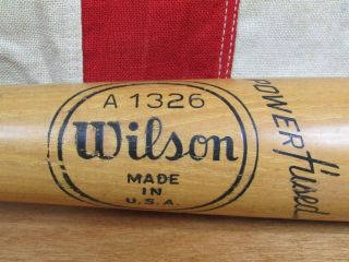 Vintage 1960s Wilson Wood Baseball Bat Hof Harmon Killebrew Special Model 33 "
