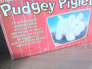 Vintage Pudgey the Piglet Walking Oinking Electronic Pig Soft Toy 2