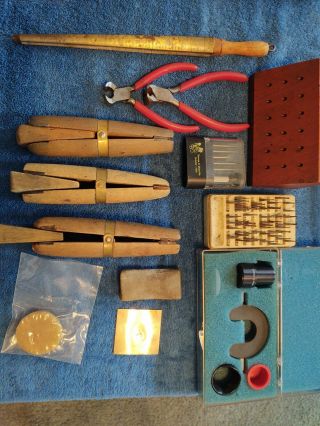 Vintage Jewelers Kit Bits And Gem Proportion Analyzer Plus More 2