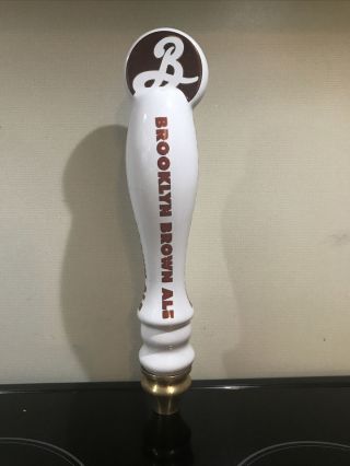 Brooklyn Brewery Brown Ale Beer Tap Handle Ceramic—12 Inches Tall