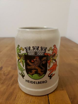 Vintage Heidelberg Stoneware.  5l Gerz Beer Stein Mug - Made In West Germany