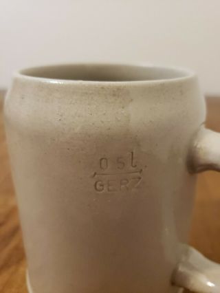 Vintage Heidelberg Stoneware.  5L Gerz Beer Stein Mug - Made in West Germany 3
