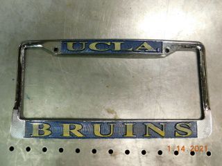 Ucla Bruins University Of California Metal License Plate Frame Football