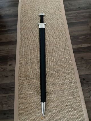 Viking Sword: 1045 Carbon Steel,  29 Inch Blade