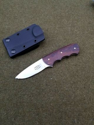 Meeroink Custom 2 1/2 " Drop Point 3 Finger Knife Blade Usa W/ Kydex Sheath