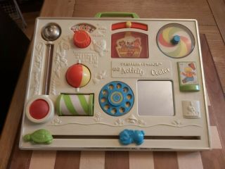 Vintage 1970s 1973 Fisher Price Baby Toy Activity Center Fully