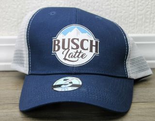 Busch Latte Trucker’s Hat Three In Busch Beer Merchandise