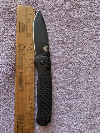 Benchmade Bugout Folding Knife S30v Black Tsa Confiscated