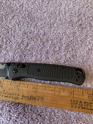 Benchmade Bugout Folding Knife S30V Black TSA confiscated 2