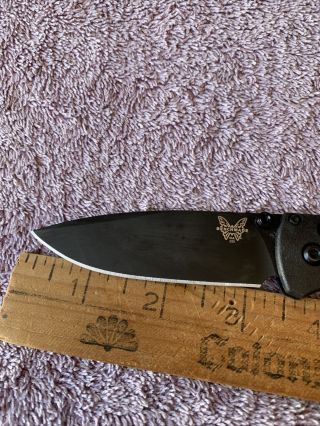 Benchmade Bugout Folding Knife S30V Black TSA confiscated 3