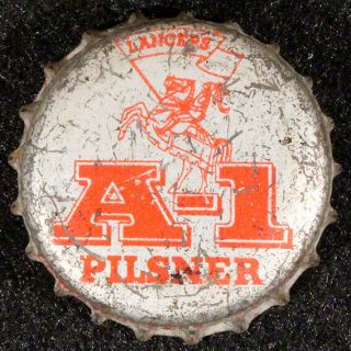 A - 1 Pilsner Beer Cork Lined Beer Bottle Cap Brew Phoenix,  Arizona Ariz Sun Crown