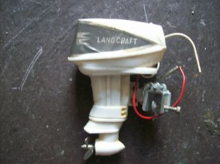 Vintage Lang Craft Toy Boat Motor