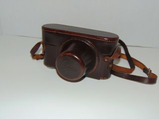 Vintage: Leica Brown Leather Camera Case For Leica Iii Iiia Iiic Iiif.