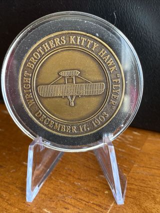 Wright Brothers Kitty Hawk " Flyer ",  Southwest " Spirit Of Kitty Hawk” Coin