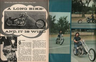1972 California Cycle - A Long Bike - 6 - Page Chopper Motorcycle Article