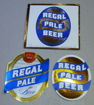 Regal Pale Beer Labels - San Francisco,  Ca