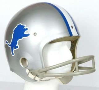 Vintage Rawlings Football Helmet Detroit Lions Hnfl - N Nfl 70s 80s Full Size