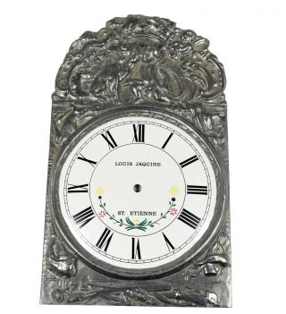 Uhrenschild Geprägt,  Zifferblatt F Comtoise Burgunder Uhr Wanduhr Vintage Clock