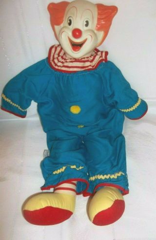 Vintage Capitol Records Larry Harmon’s Bozo The Clown Doll 20 " By Knickerbocker