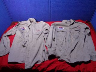 Vintage Standard Oil Company Service Station Uniform Shirts