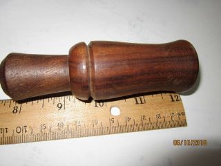Game Calls Duck Geese Ect Thick Walnut Barrel Vintage 4 " Sporting Goods