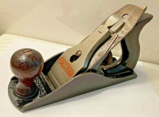 Vintage 1950 ' s Stanley - Bailey Woodworking Plane No.  4 U.  S.  A.  As Found And As - Is 2