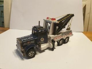 Matchbox Kings K - 20 Peterbilt Heavy Wreck Truck Police