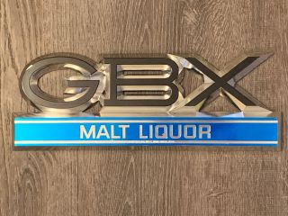 Vintage Grain Belt Beer Gbx Malt Liquor 3 - Dimensional Sign Grain Belt Brewing Co