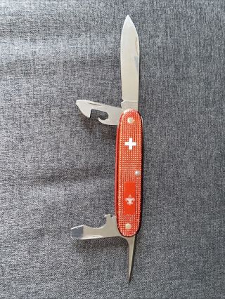 Victoinox Swiss Army Knife Red Alox Pioneer Scout 93mm