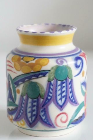 Poole Pottery Vintage Art Deco Vase - 