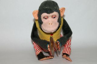 Vintage C.  K.  Japan Jolly Chimp Monkey Cymbols Battery Operated Toy