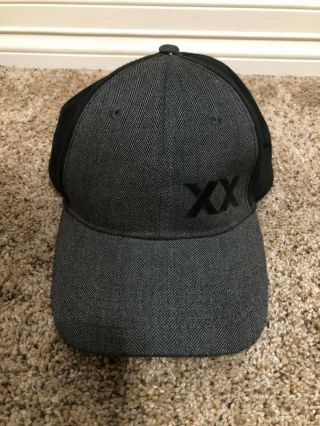 Dos Equis Xx Beer Cerveza Adjustable Snapback Baseball Hat Cap Black Gray