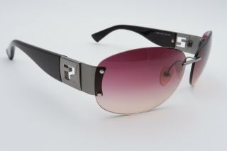 Vintage Fendi Fs480 Sunglasses Frames 016 Purple Silver 62[]14 - 120 Italy D722