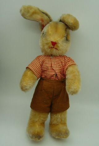 Cute Vintage Kersa? Schuco ? Mohair Rabbit Bunny Boy