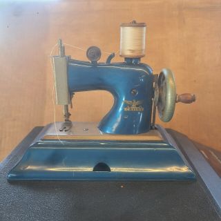 Antique Casige Hand Crank Sewing Machine German Childs Toy
